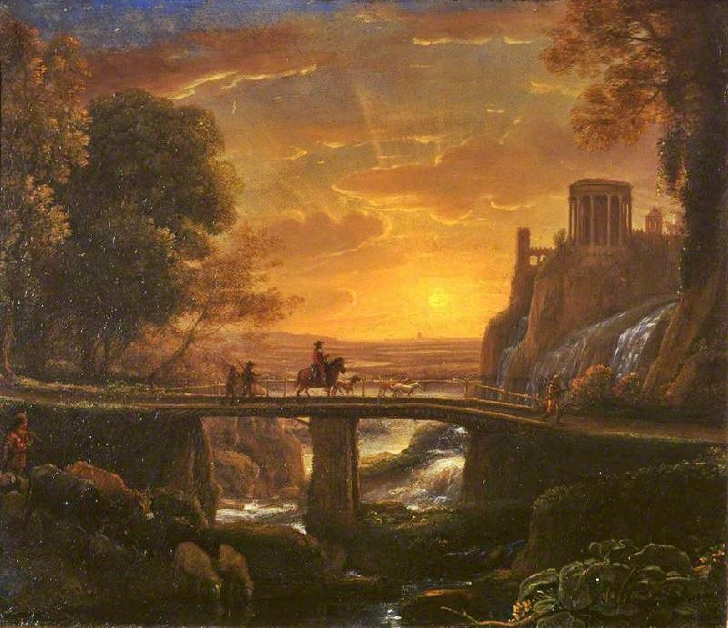 Landscape With An Imaginary View Of Tivoli by Claude Lorrain (Gellée)