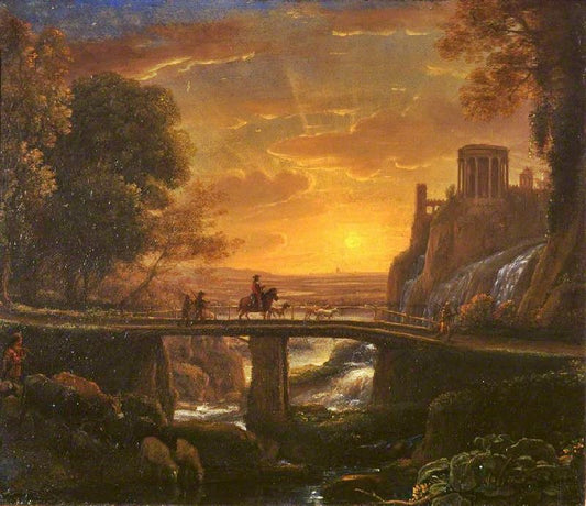 Landscape With An Imaginary View Of Tivoli by Claude Lorrain (Gellée)