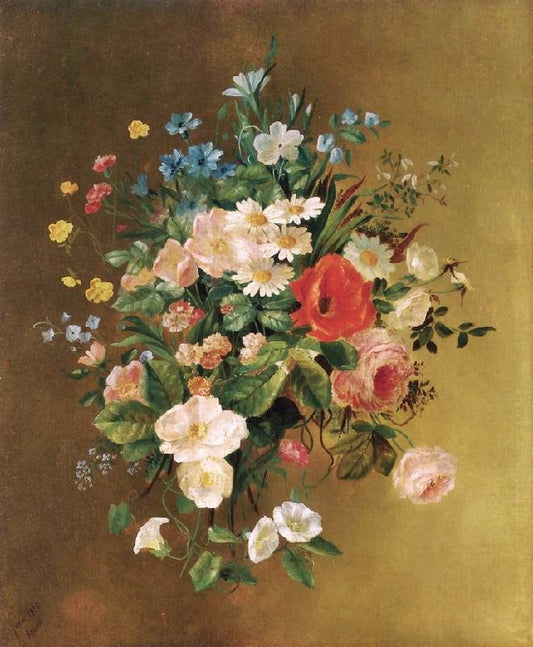 Bouquet Of Flowers, 1858 by Pierre Auguste Renoir