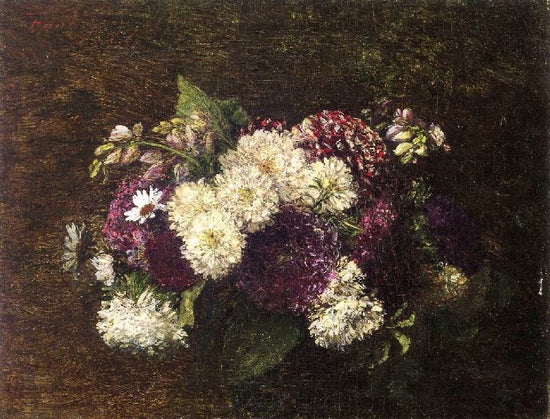 Chrysanthemums And Varied Flowers by Henri Fantin-Latour