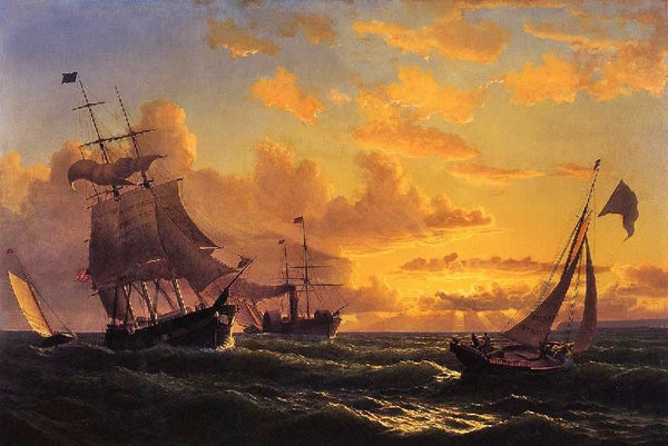 Fresh Breeze Of Sandy Hook by William Bradford