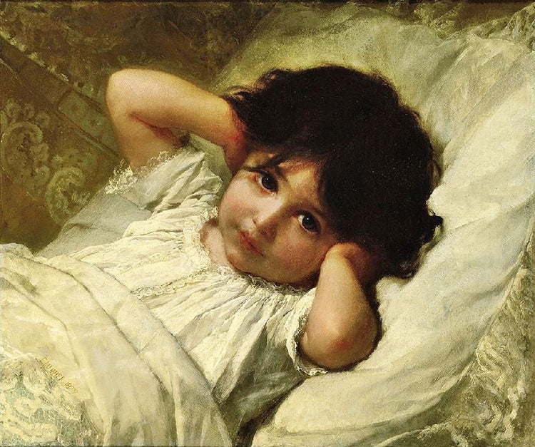 Portrait Of Marie-Louise by Emile Munier