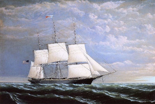 Whaleship ’Syren Queen’ Of Fairhaven by William Bradford