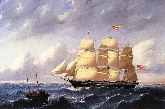 Whaleship ’Twilight’ Of New Bedford by William Bradford