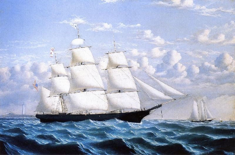 Clipper Ship ’Northern Light’ Of Boston by William Bradford