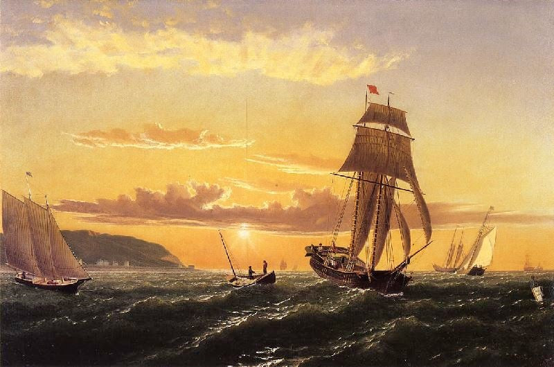Sunrise On The Bay Of Fundy by William Bradford