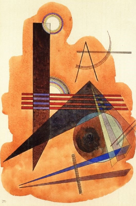 Obstinate Brown by Wassily Kandinsk