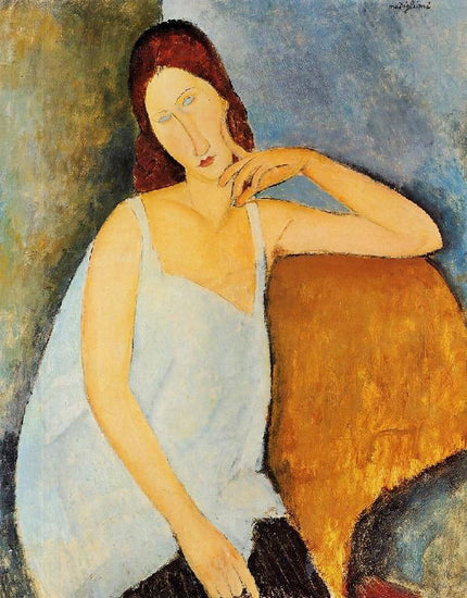 Portrait Of Jeanne Hébuterne by Amedeo Modigliani