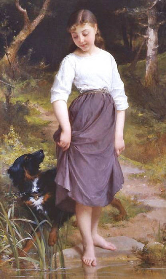 Testing The Water by Emile Munier