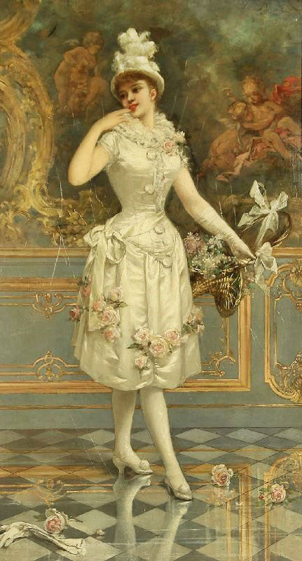 The Rose Beauty by Emile Eisman-Semenowsk