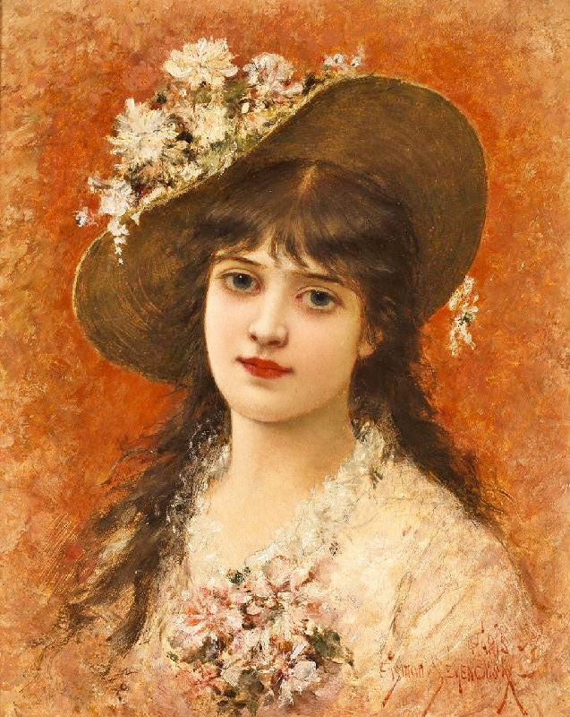 GIRL WITH HAT