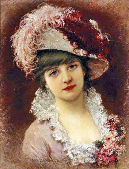 A Parisian Beauty by Emile Eisman-Semenowsk