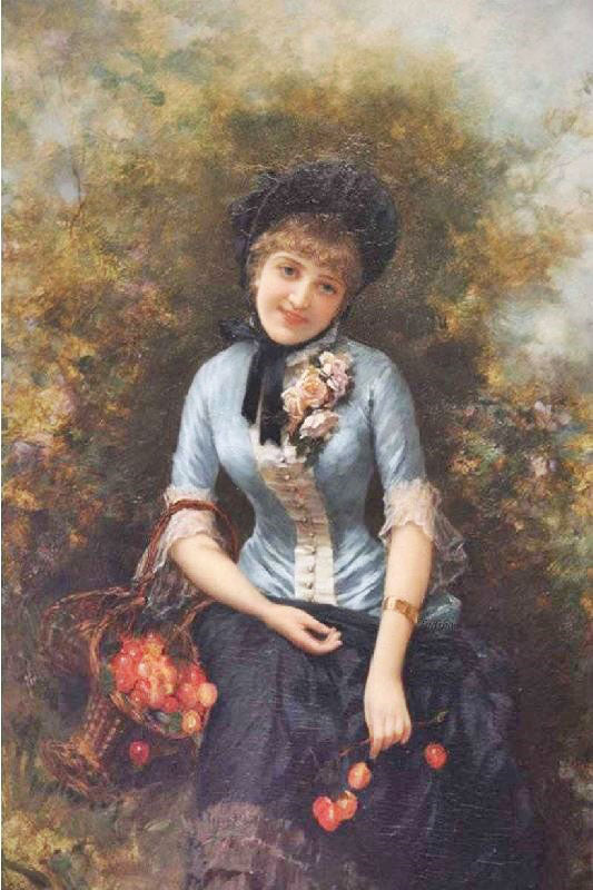 Gathering The Wild Fruit by Emile Eisman-Semenowsk