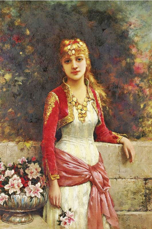 The Young Beauty by Emile Eisman-Semenowsk