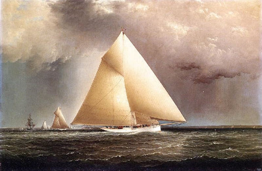 The Sloop ’Galatea’ by James E. Buttersworth