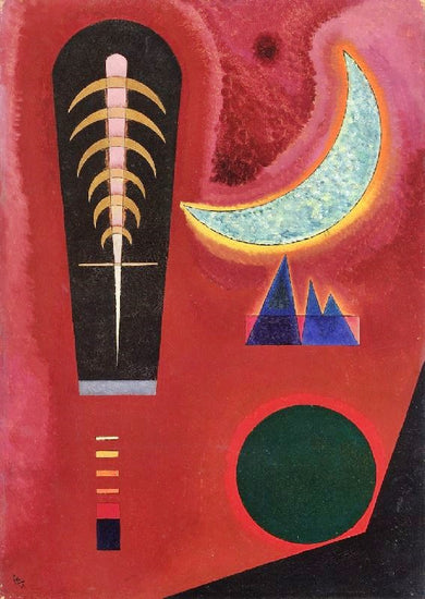 Loses Im Rot by Wassily Kandinsk