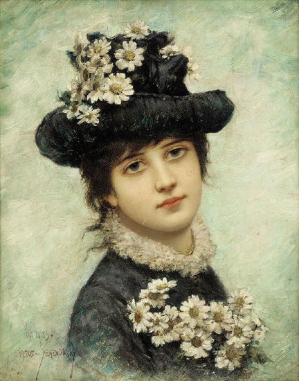Young Beauty by Emile Eisman-Semenowsk