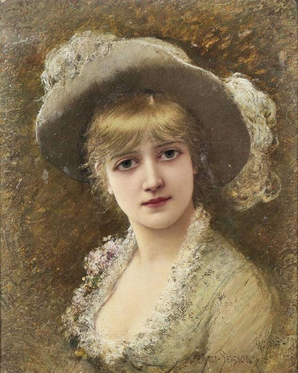 A Society Beauty by Emile Eisman-Semenowsk