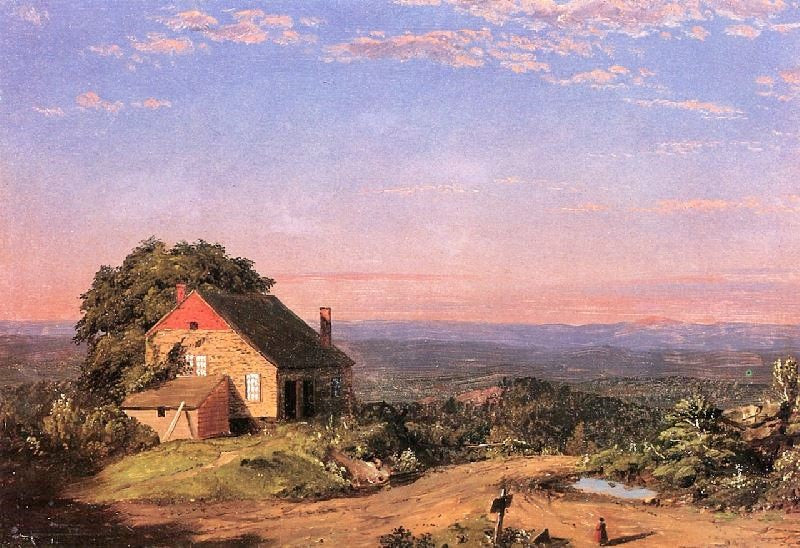 Twilight In The Adirondacks by Frederic Edwin Church