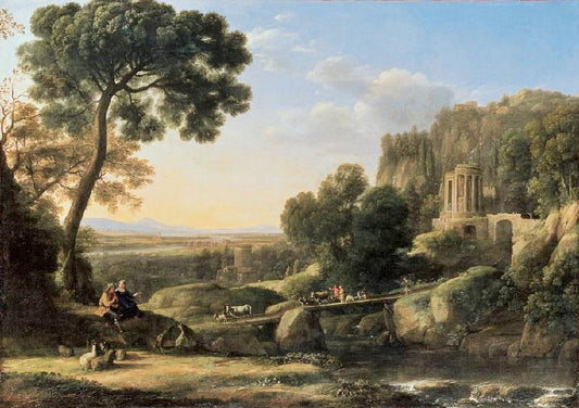 Landscape With Shepherds by Claude Lorrain (Gellée)