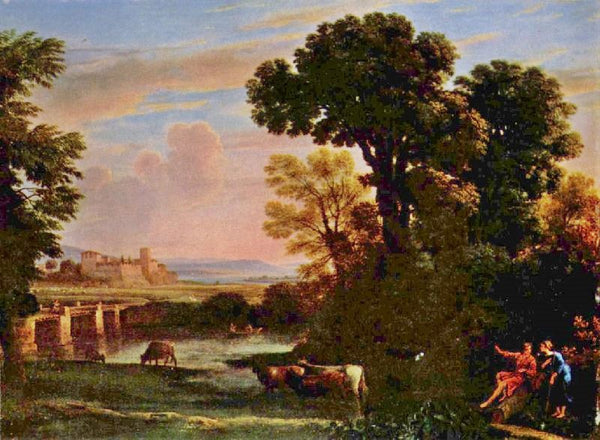 Pastoral Landscape by Claude Lorrain (Gellée)