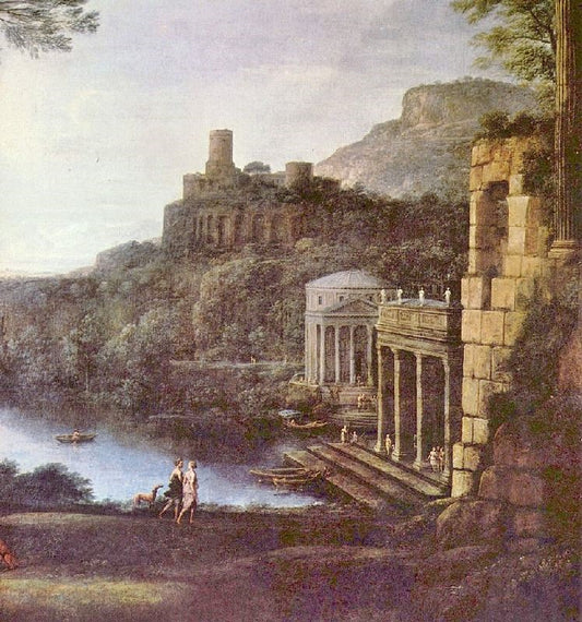 Landscape With Nymph Egeria And King Numa by Claude Lorrain (Gellée)