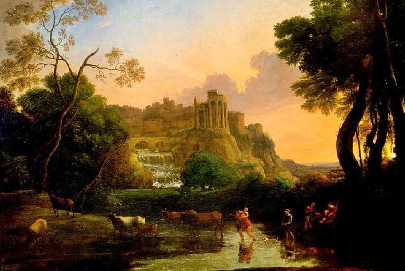 Ideal View Of Tivoli by Claude Lorrain (Gellée)