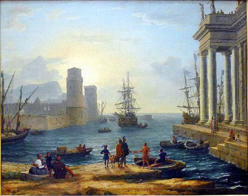 THE EMBARKATION OF ULYSSES