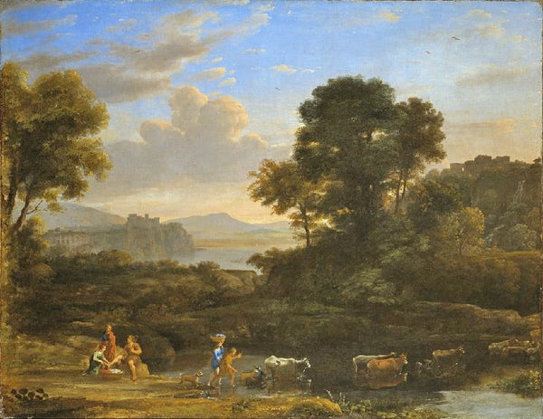 Pastoral Landscape 1647 by Claude Lorrain (Gellée)
