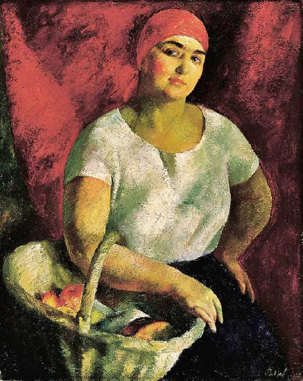 Portrait Of Ilona Dajbukat by Karoly Patko