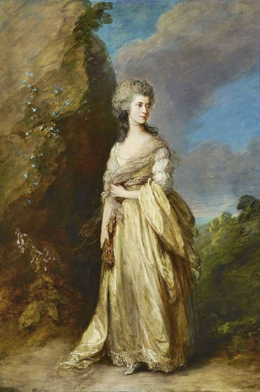 Portrait Of Mrs. Peter William Baker by Thomas Gainsborough