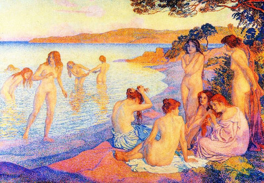 L’Heure Embrasee by Theo van Rysselberghe