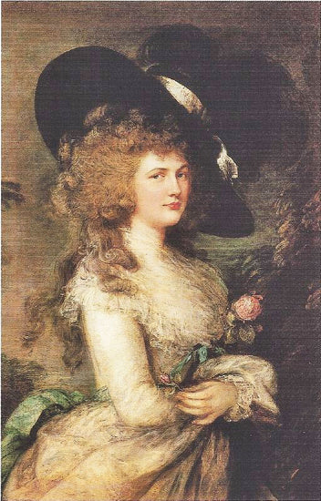 Portrait Of Georgiana, Duchess Of Devonshire by Thomas Gainsborough