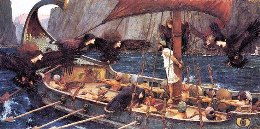 Ulysses And The Sirens by John William Waterhouse