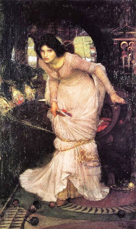 The Lady Of Shalott, 1894 by John William Waterhouse