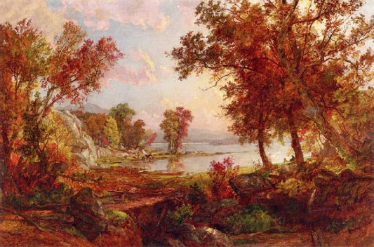 Autumn Scenery by Jasper Francis Cropse