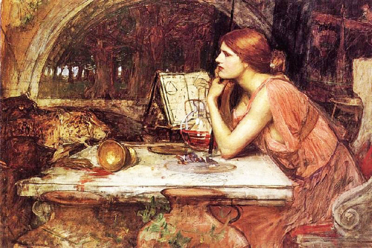 Sketch Of Circe by John William Waterhouse