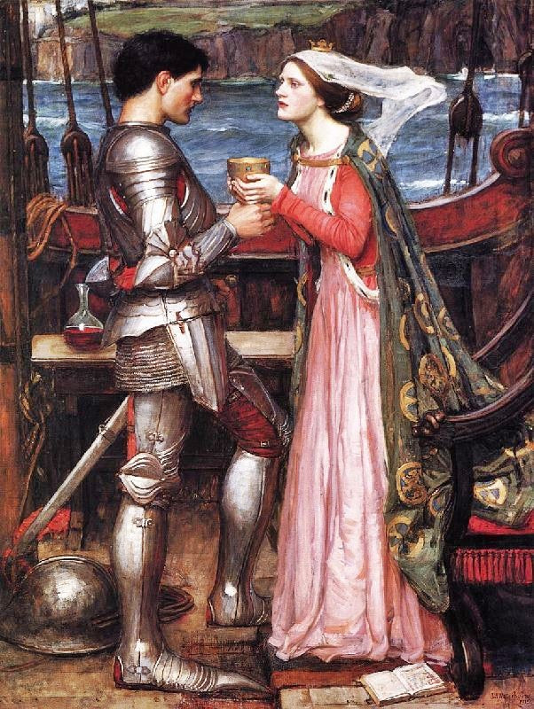 Tristram And Isolde by John William Waterhouse