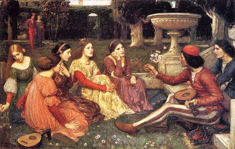 A Tale From The Decameron by John William Waterhouse