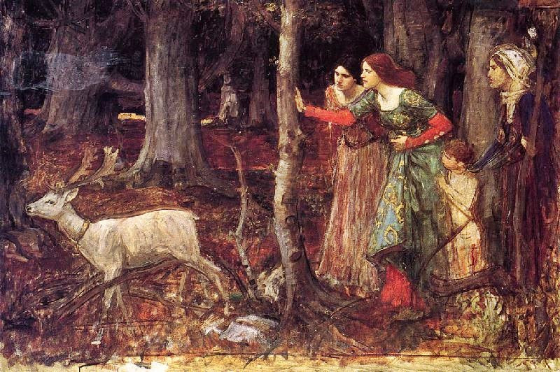 The Mystic Wood by John William Waterhouse