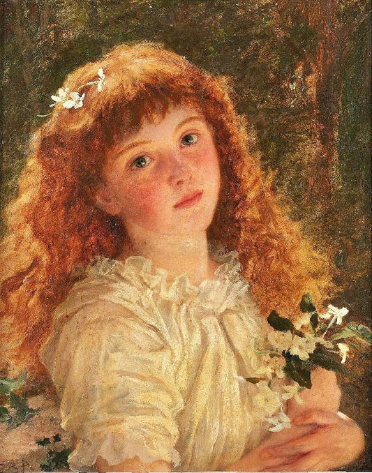 The Young Flower Girl by Sophie Anderson