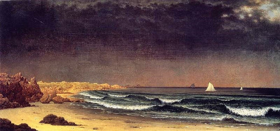 Approaching Storm: Beach Near Newport by Martin Johnson Heade