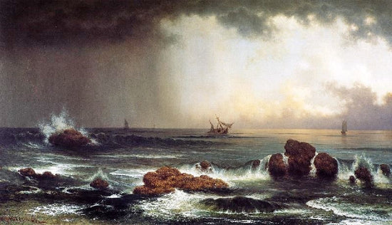Hazy Sunrise At Sea by Martin Johnson Heade