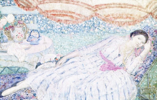 Under The Awning by Frederick Carl Frieseke