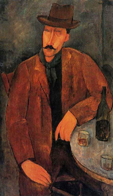 MAN WITH A GLASS OF WINE