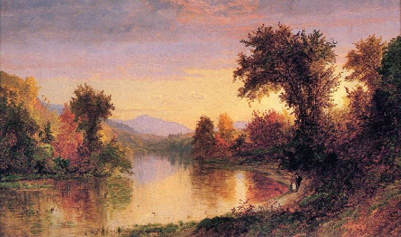 Autumn By The River by Jasper Francis Cropse