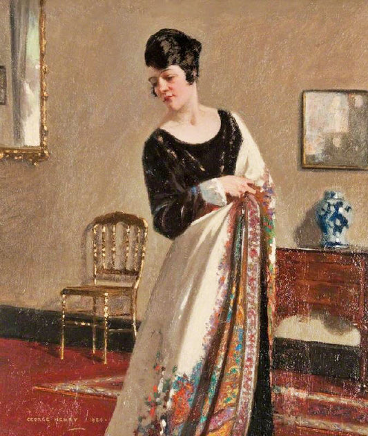 The Paisley Shawl by George Henry R.A. R.S.A. R.S.W.