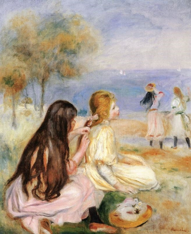 CHILDREN BY THE SEA