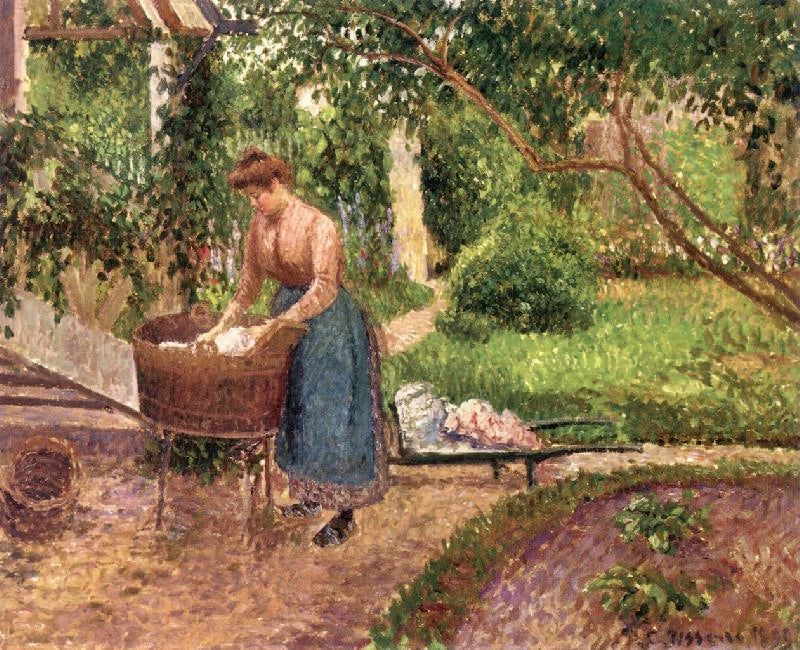 LAUNDRESS AT ERAGNY