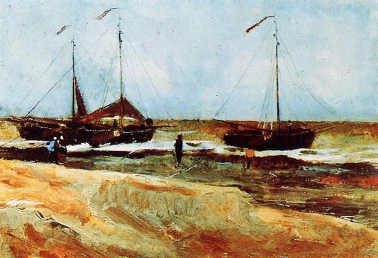 The Beach At Scheveningen In Calm Weather by Vincent van Gogh